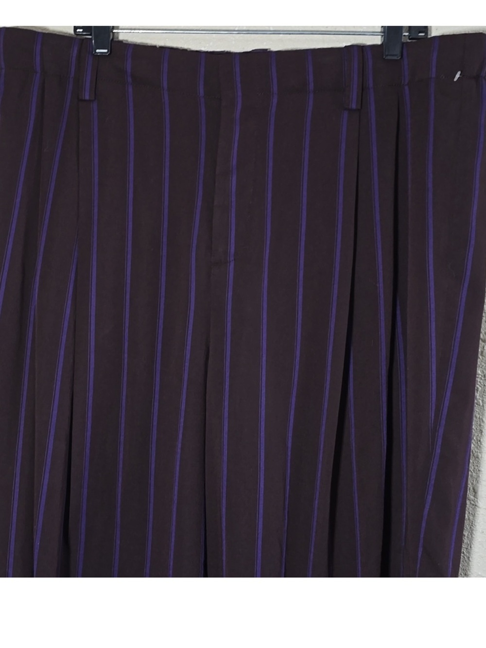 Vince Striped Brown And Purple Dress Pants Size 12 NWT - Picture 4 of 6